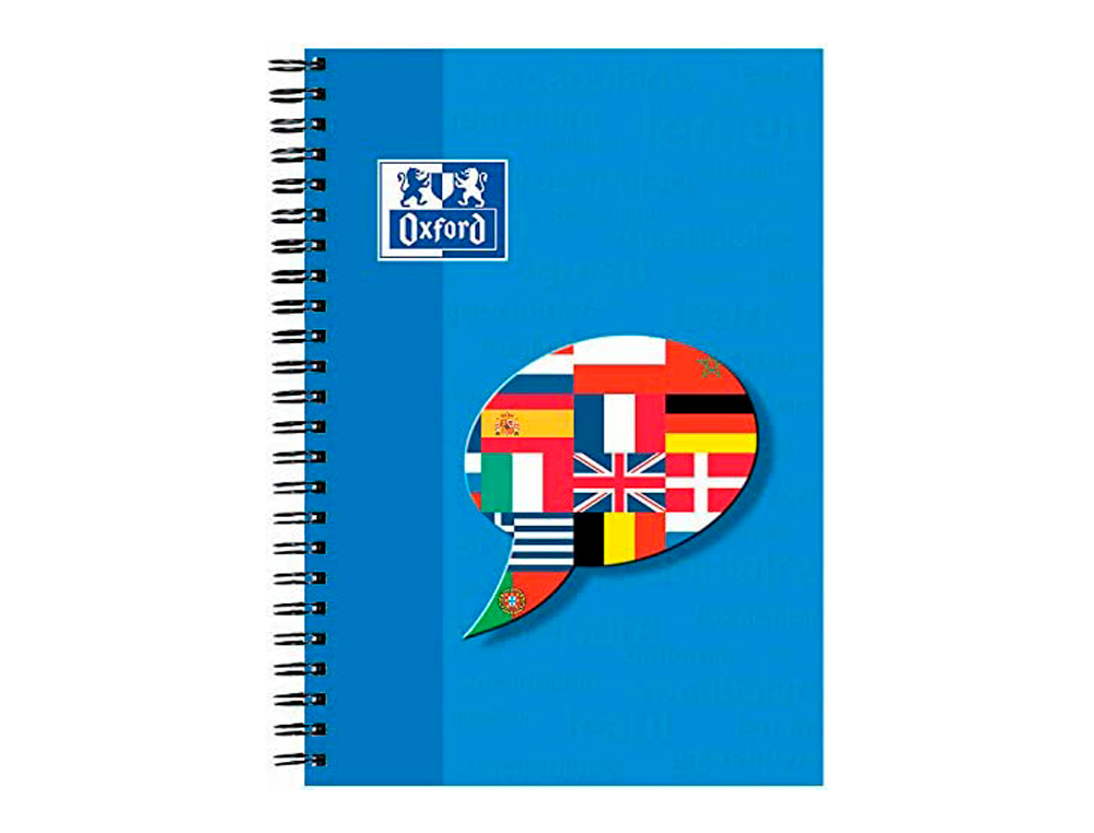 CARNET VOCABULAIRE OXFORD SPIRALE OPTIK PAPER A5 148X210MM 96 PAGES RÉGLURE SPÉCIFIQUE BANDE OPAQUE
