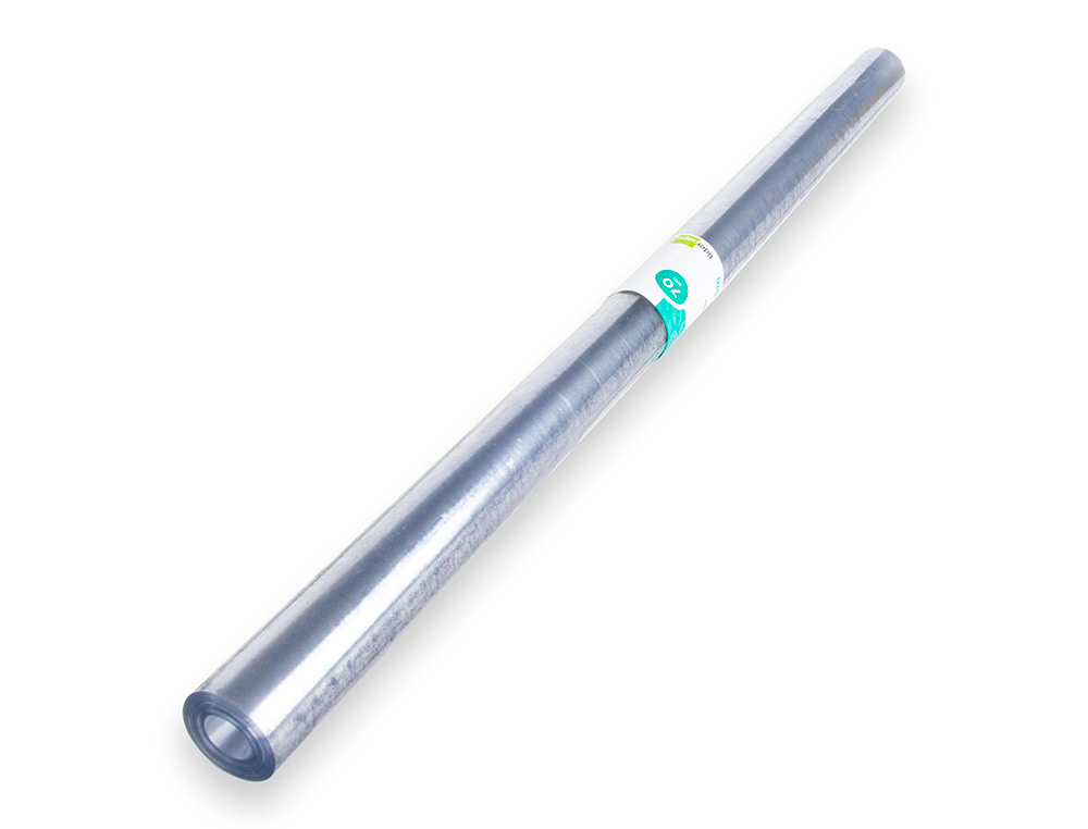 COUVRE-LIVRES LIDERPAPEL PLASTIQUE TRANSPARENT RÉSISTANT 7/100E ROULEAU 0.45X5M