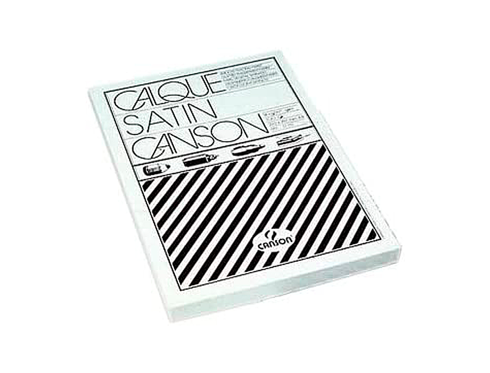PAPIER CALQUE CANSON SATIN TRÈS TRANSPARENT RÉSISTANT GRATTAGE ARRACHAGE 90/95G 50X65CM FEUILLE
