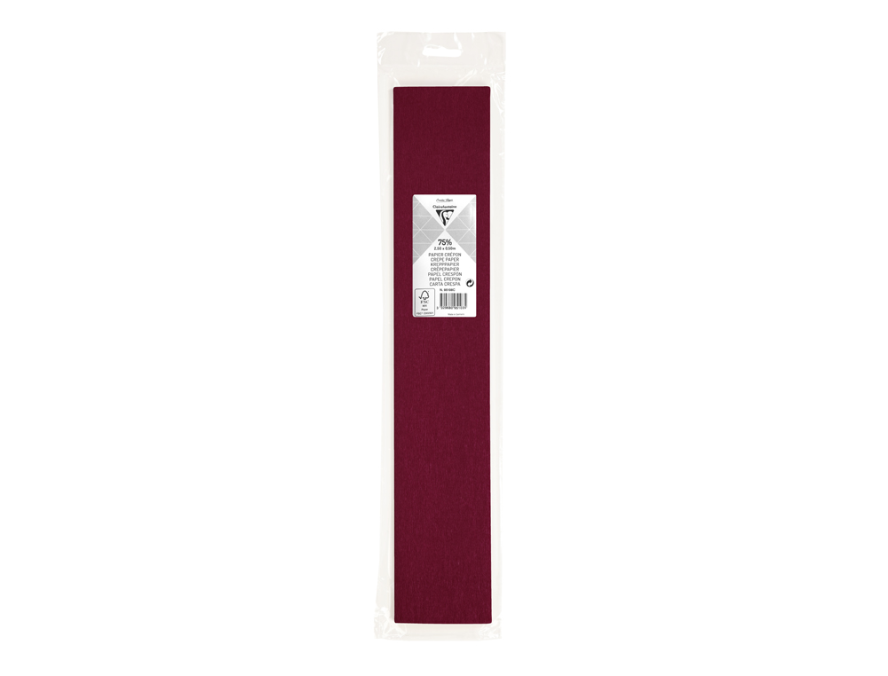 PAPIER CRPON CLAIREFONTAINE DENSIT CRPAGE 60% 40G/M2 50CMX2.5M UNICOLORE OPRA