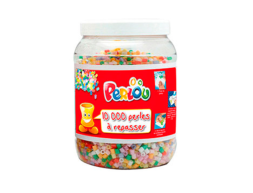 PERLE À REPASSER GRAINE CRÉATIVE 15 COLORIS ASSORTIS POT 10000 UNITÉS
