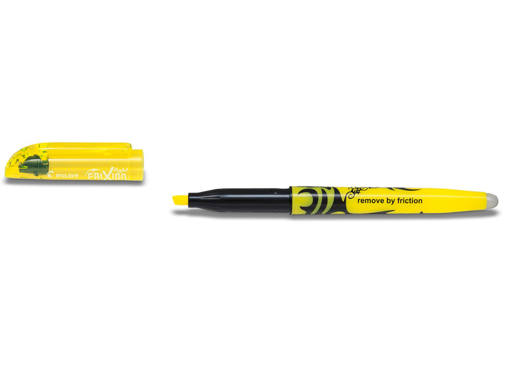 SURLIGNEUR PILOT FRIXION LIGHT ÉCRITURE 1/3.3MM ENCRE THERMOSENSIBLE EFFAÇAGE PAR FROTTEMENT COLORIS JAUNE