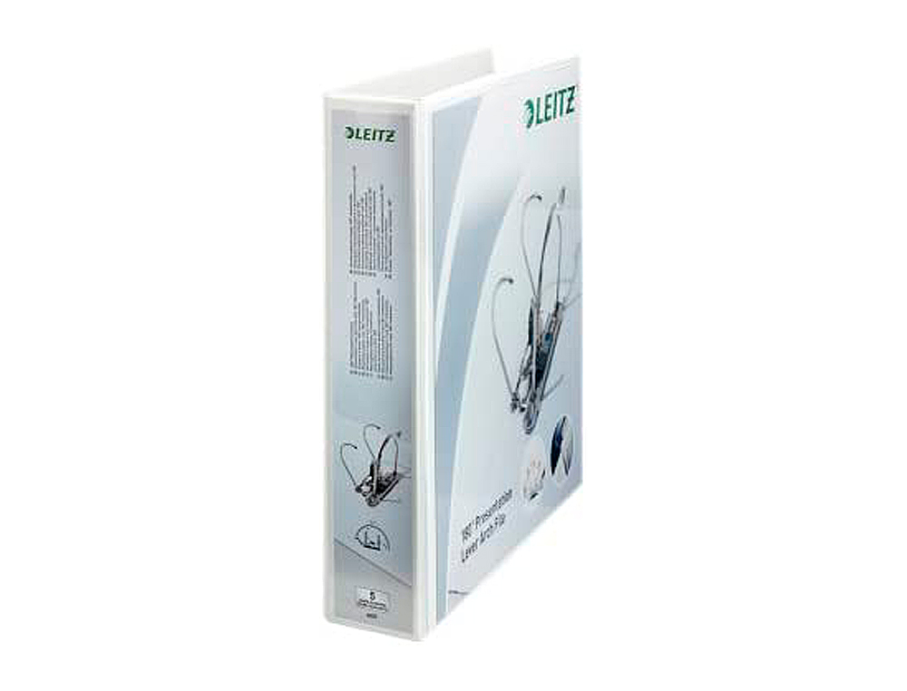 CLASSEUR LEVIER ESSELTE A4+ POLYPROPYLÈNE PERSONNALISABLE DOS 75MM MAXI OUVERTURE 2 POCHES PERSONNALISATION EXTÉRIEURE