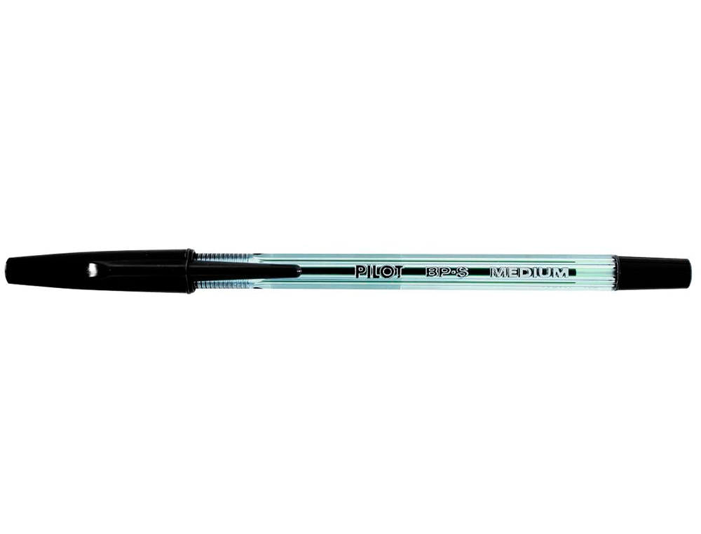 STYLO-BILLE PILOT BP-S CRITURE MOYENNE 0.5MM ENCRE DOUCE POINTE INDFORMABLE RECHARGEABLE CORPS TRANSLUCIDE NOIR