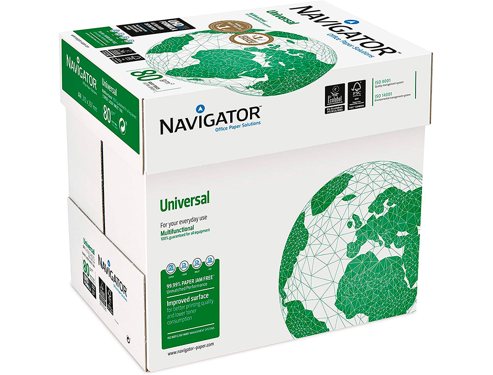 PAPIER NAVIGATOR MULTIFONCTION UNIVERSAL A3 80G BLANCHEUR 169 OPACITÉ 95 RIGIDITÉ 120 QUALITÉ SUPÉRIEURE 500 FEUILLES