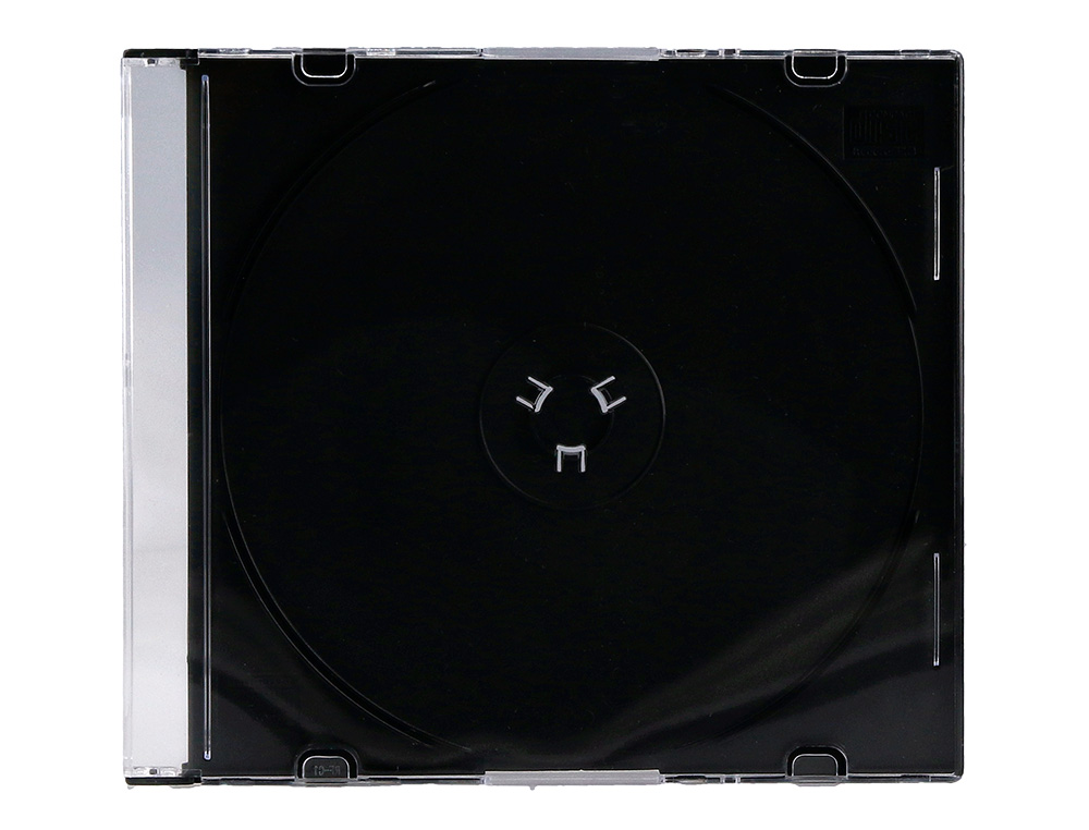 BOÎTIER CD/DVD Q-CONNECT SLIM COLORIS NOIR BOÎTE 25 UNITÉS