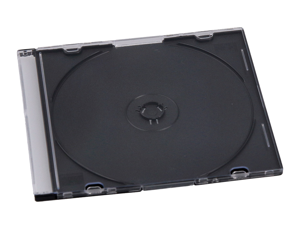 BOÎTIER CD/DVD Q-CONNECT SLIM COLORIS NOIR BOÎTE 25 UNITÉS