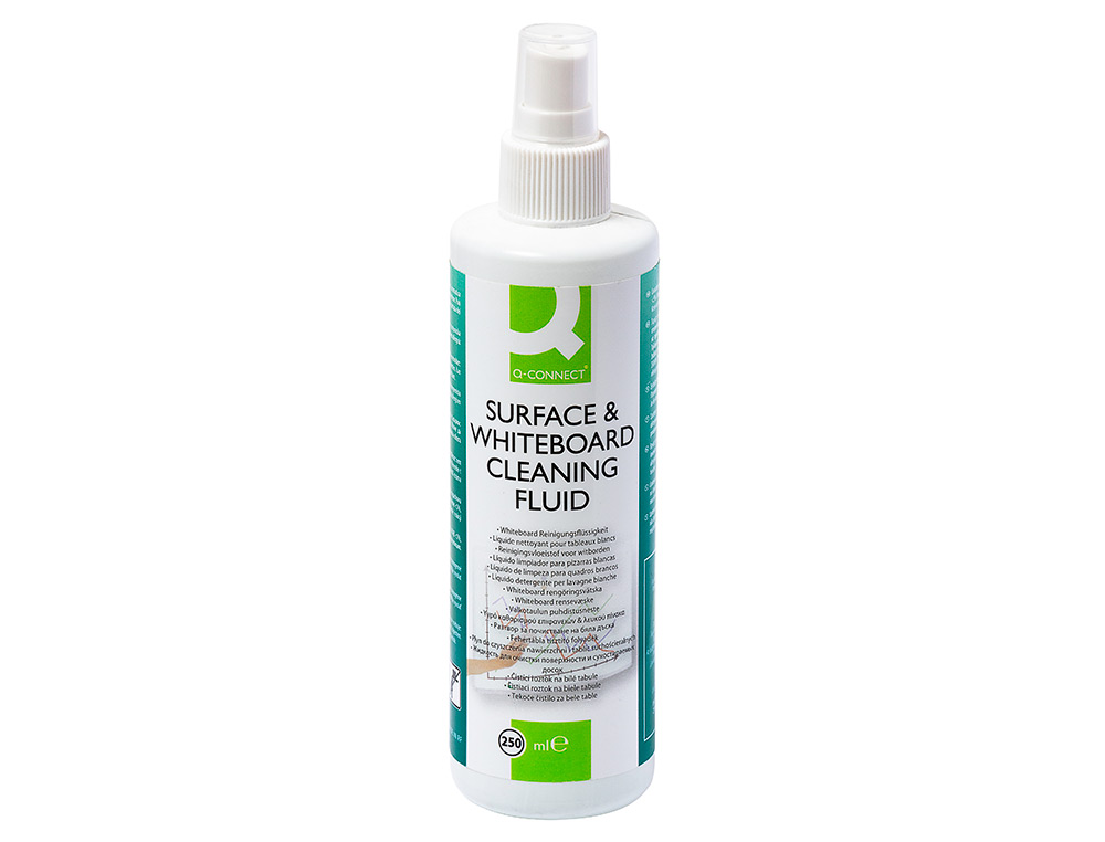 VAPORISATEUR Q-CONNECT MOUSSE NETTOYAGE TABLEAU BLANC NON INFLAMMABLE SANS ALCOOL AÉROSOL 250ML