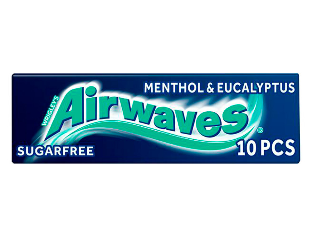 CHEWING-GUM AIRWAVES MENTHE/EUCALYPTUS 10 DRAGES