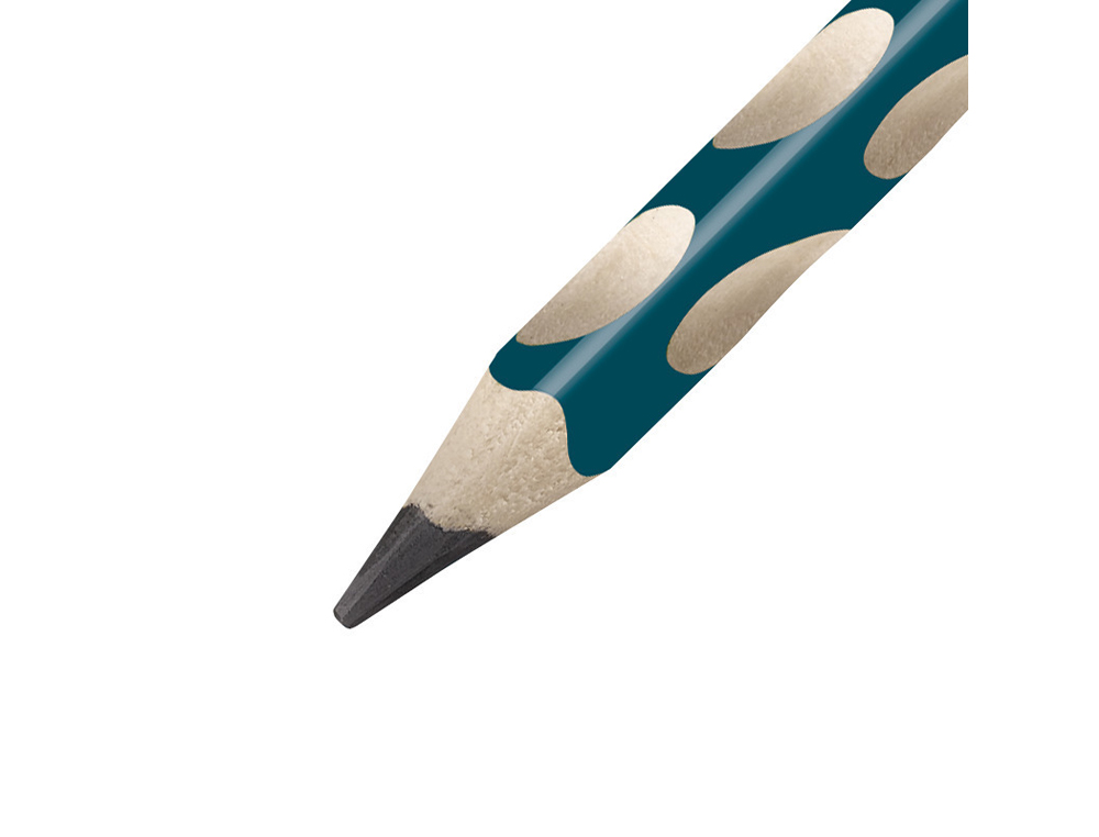 CRAYON GRAPHITE STABILO EASYGRAPH ERGONOMIQUE TRIANGULAIRE DIAMÈTRE 10MM LONGUEUR 175MM MINE HB 3.15MM DROITIER