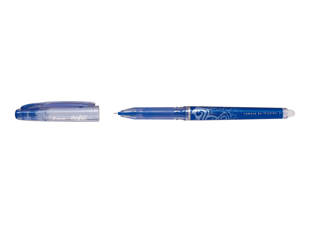 ROLLER PILOT FRIXION POINT POINTE AIGUILLE 0.3MM ENCRE EFFAÇABLE GRIP PRÉHENSION RECHARGEABLE GOMME SERTIE BLEU