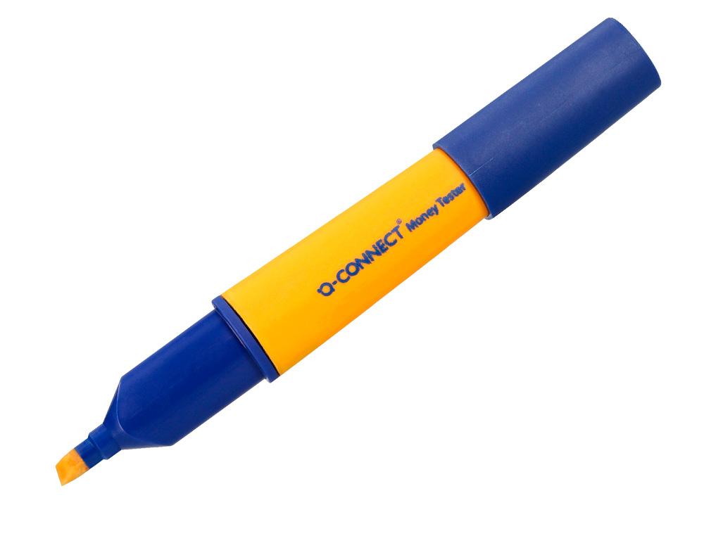 STYLO DÉTECTEUR Q-CONNECT FAUX BILLETS DE POCHE VÉRIFICATION INSTANTANÉE AUTHENTICITÉ