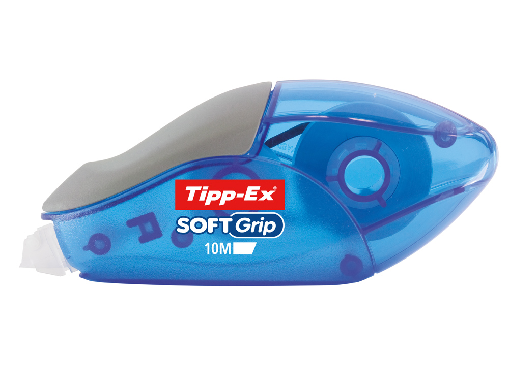 CORRECTEUR TIPP-EX SOFT GRIP DÉVIDOIR RUBAN 4.2MMX10M APPLICATION FRONTALE RÉÉCRITURE IMMÉDIATE