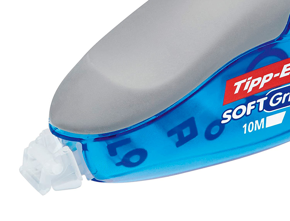 CORRECTEUR TIPP-EX SOFT GRIP DÉVIDOIR RUBAN 4.2MMX10M APPLICATION FRONTALE RÉÉCRITURE IMMÉDIATE