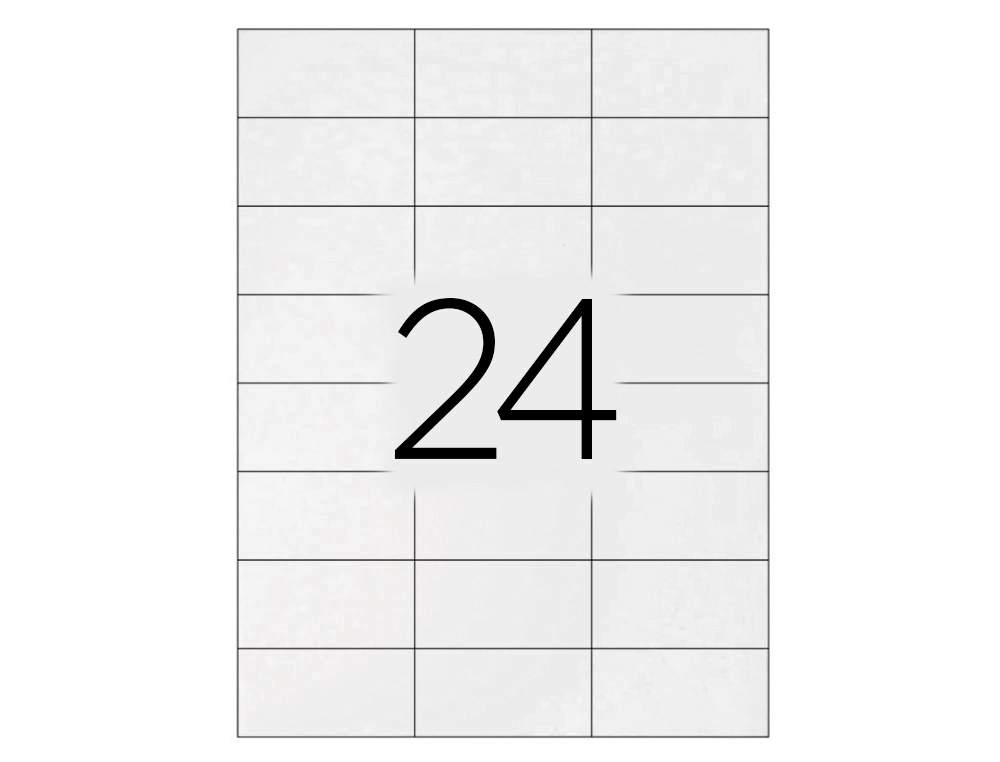 ÉTIQUETTE ADHÉSIVE Q-CONNECT 70X35MM COINS DROITS IMPRIMANTE JET D'ENCRE LASER COPIEUR BOÎTE 100 FEUILLES 2400 UNITÉS