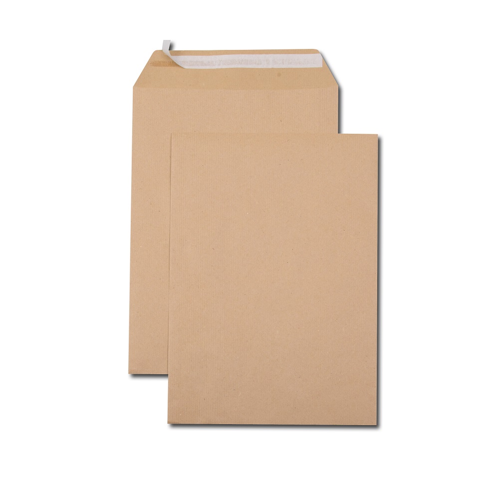 POCHETTE KRAFT GPV ADHÉSIVE ÉCONOMIQUE C4 229X324MM 90G PAQUET 250 UNITÉS