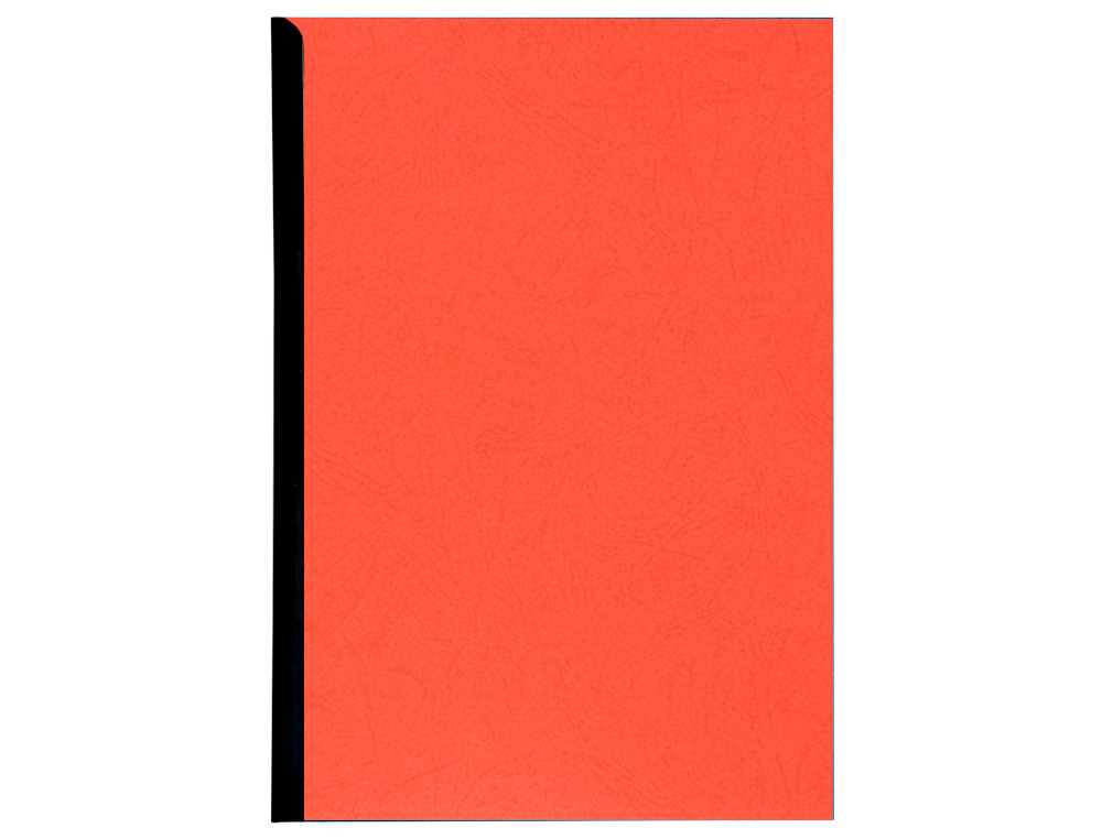 COUVERTURE Q-CONNECT CARTON 250G GRAIN CUIR POUR RELIURE FORMAT A4 COLORIS ROUGE PAQUET 100 UNITÉS