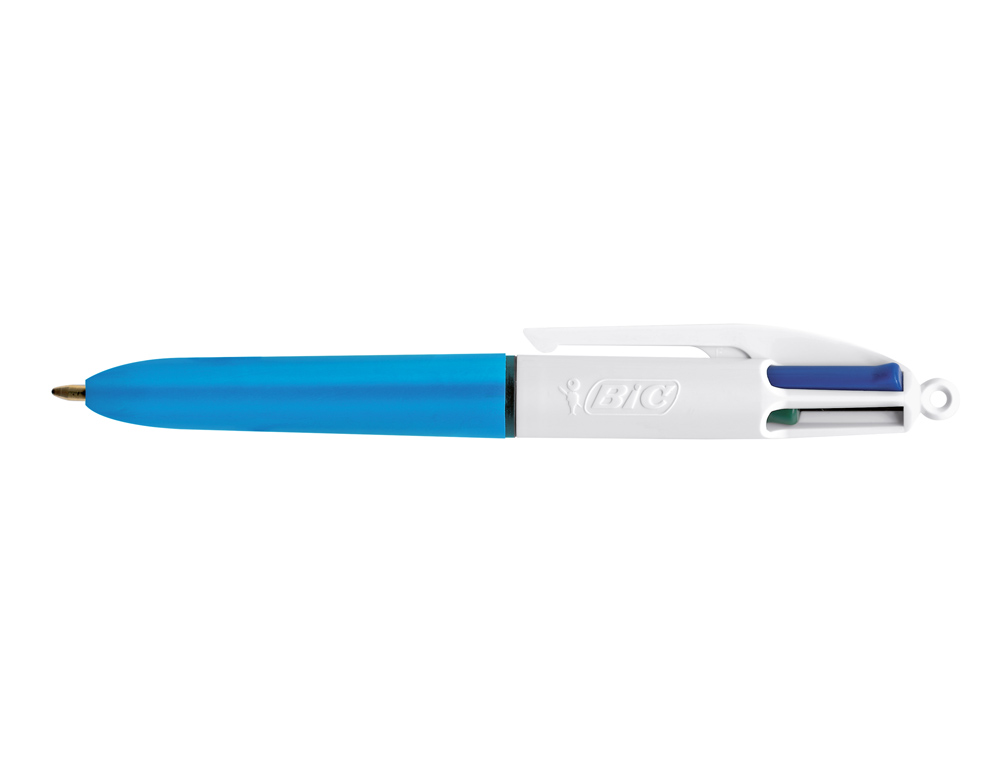 STYLO-BILLE BIC 4 COULEURS GRIP PRO MINI POINTE MOYENNE ENCRE CLASSIQUE RTRACTABLE RECHARGEABLE 4 COULEURS STANDARD