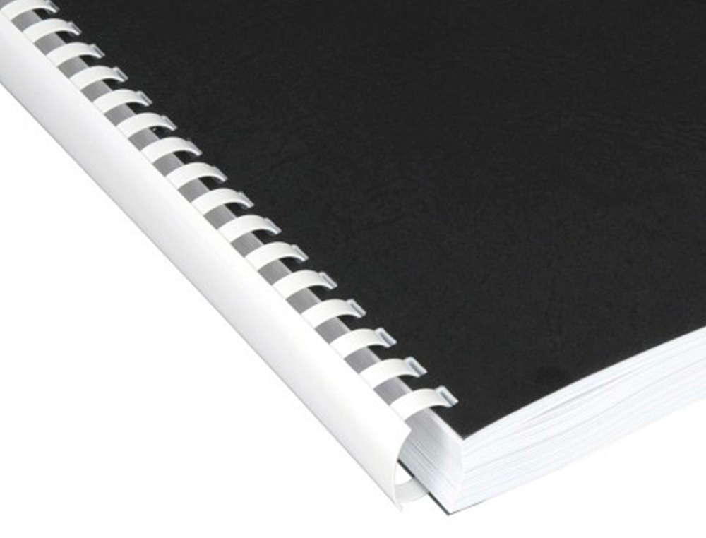 ANNEAU PLASTIQUE À RELIER Q-CONNECT CAPACITÉ 180F 22MM DIAMÈTRE COLORIS BLANC BOÎTE 50 UNITÉS