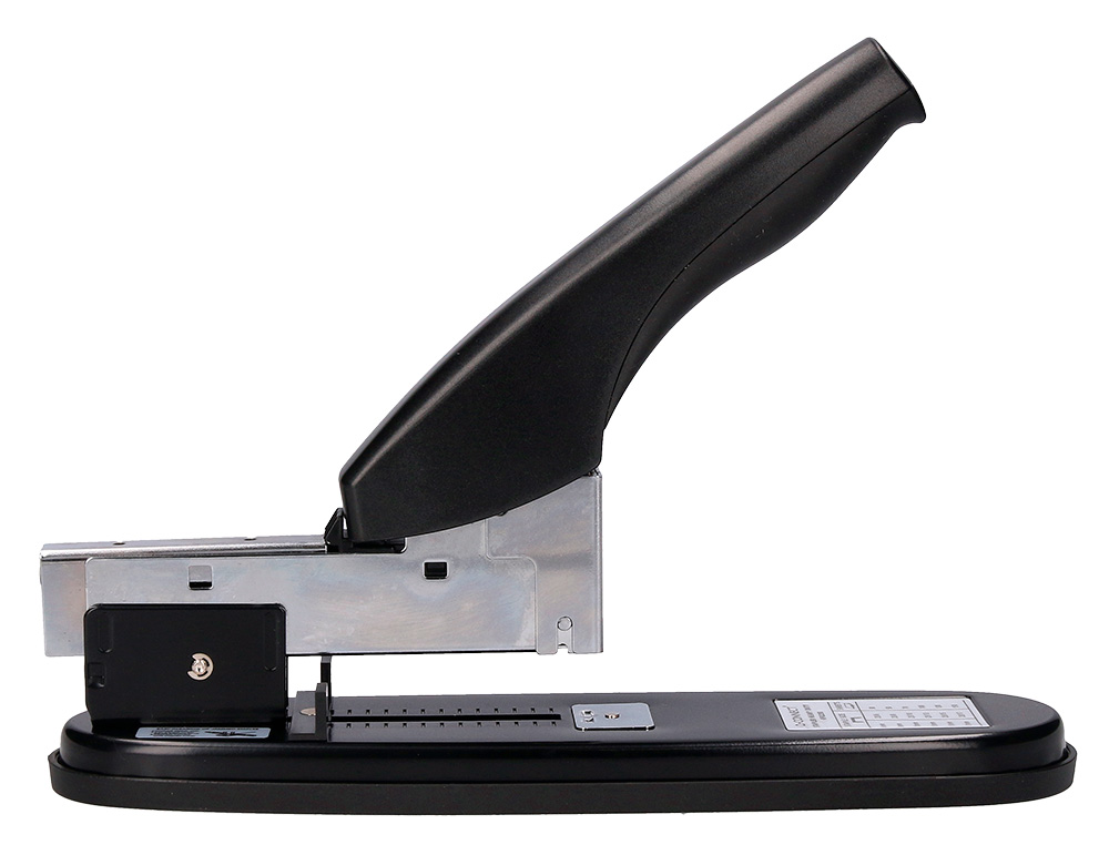 AGRAFEUSE Q-CONNECT GRANDE CAP ACITÉ ÉCONOMIQUE CAPACITÉ 150F COLORIS NOIR MÉTAL