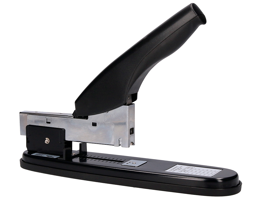 AGRAFEUSE Q-CONNECT GRANDE CAP ACITÉ ÉCONOMIQUE CAPACITÉ 150F COLORIS NOIR MÉTAL