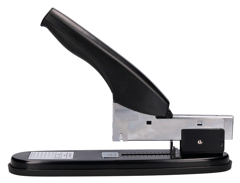 AGRAFEUSE Q-CONNECT GRANDE CAP ACITÉ ÉCONOMIQUE CAPACITÉ 150F COLORIS NOIR MÉTAL