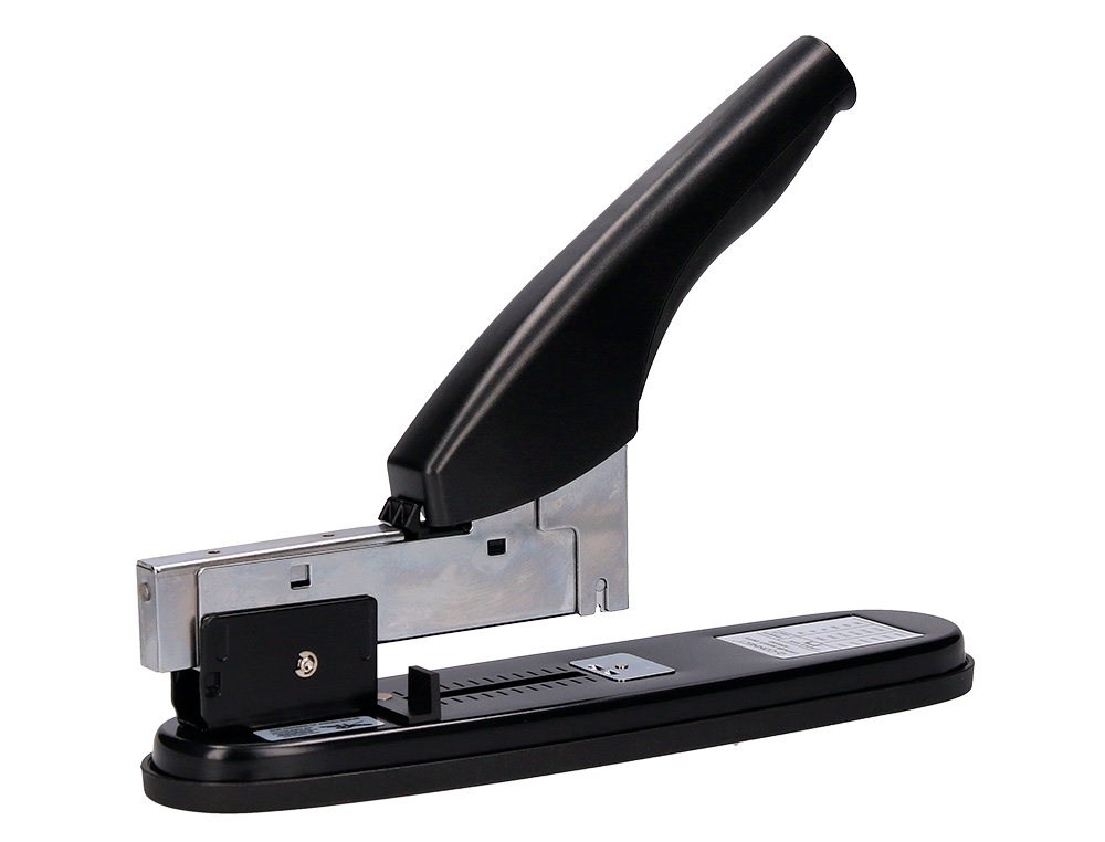 AGRAFEUSE Q-CONNECT GRANDE CAP ACITÉ ÉCONOMIQUE CAPACITÉ 150F COLORIS NOIR MÉTAL