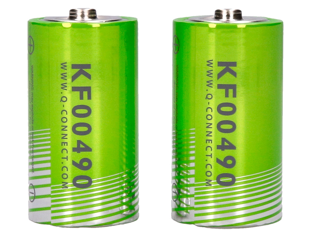 PILE Q-CONNECT ÉCONOMIQUE CAPACITÉ 1.5V I.C.E. LR14 TAILLE C BLISTER 2 UNITÉS