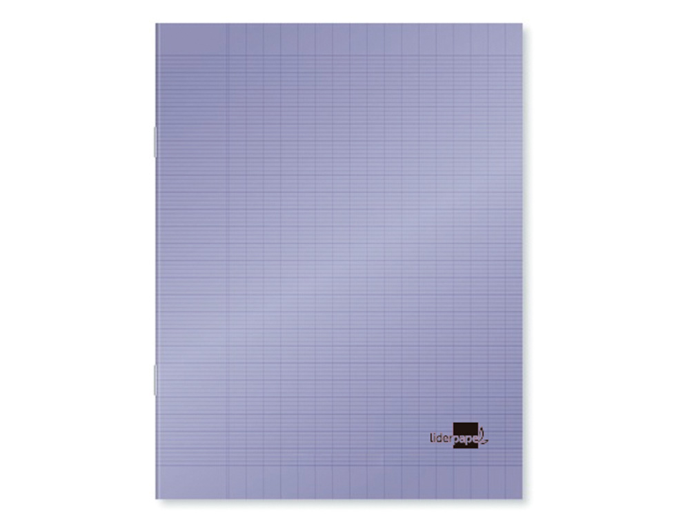 CAHIER PIQUÉ LIDERPAPEL COUVERTURE PLASTIQUE SOUPLE A4 21X29,7CM 96 PAGES SÉYÈS COLORIS VIOLET