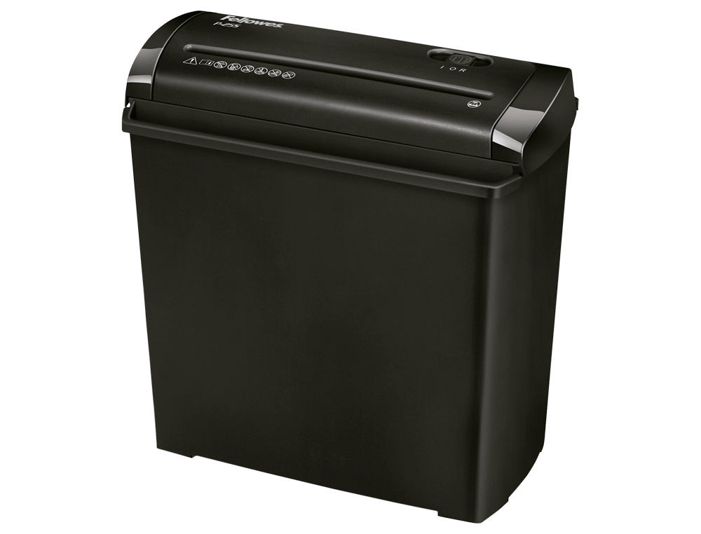 DESTRUCTEUR FELLOWES P25S 11L OCCASIONNEL STANDARD VITESSE 2.5MIN A4 COUPE DROITE 7MM 11L 286X153X299MM 1.63KG