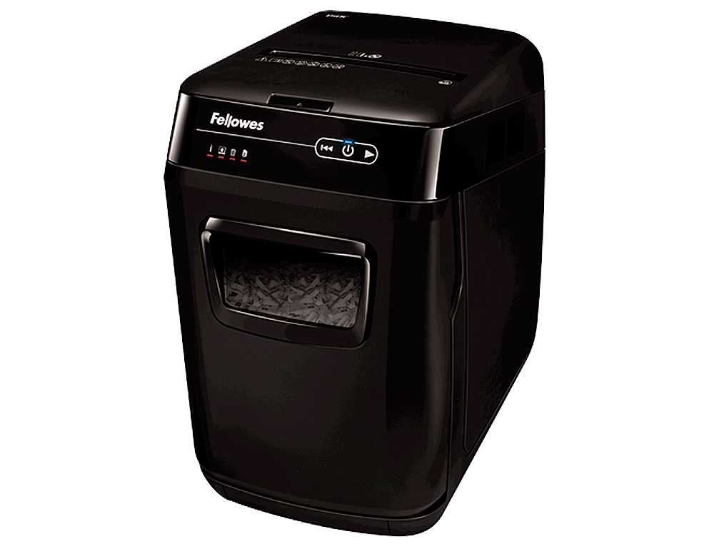 DESTRUCTEUR FELLOWES AUTOMAX 150C COUPE CROISÉE 4X51MM A4 CONFIDENTIEL DÉTRUIT TROMBONES AGRAFES 32L 344X516X540MM 14KG