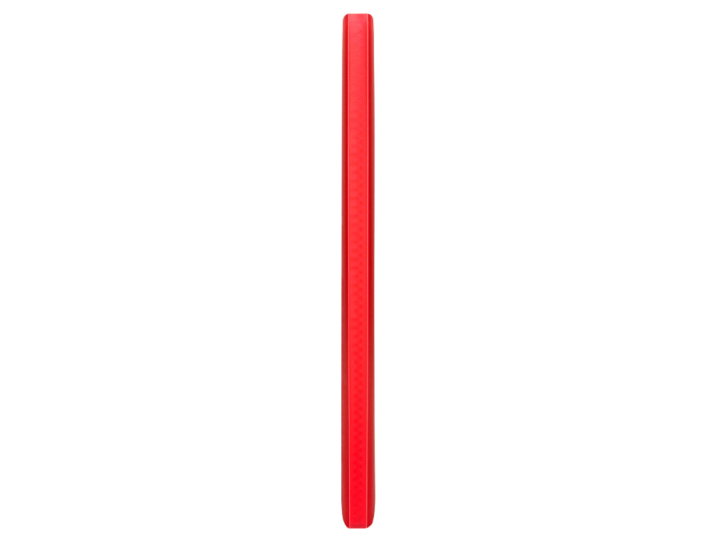 PROTÈGE-DOCUMENTS LIDERPAPEL POLYPROPYLÈNE COUVERTURE FLEXIBLE 40 POCHETTES FIXES A4 210X297MM ROUGE TRANSLUCIDE