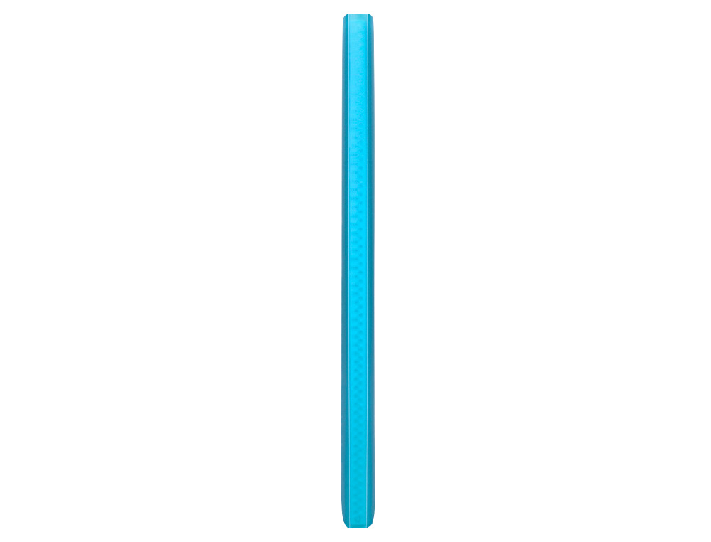 PROTÈGE-DOCUMENTS LIDERPAPEL POLYPROPYLÈNE COUVERTURE FLEXIBLE 30 POCHETTES FIXES A4 210X297MM BLEU TRANSLUCIDE