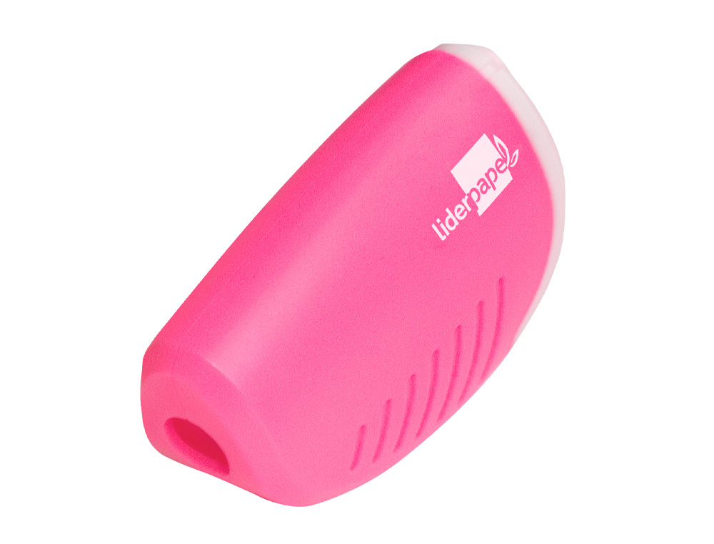 TAILLE-CRAYON LIDERPAPEL PLASTIQUE RÉSERVOIR À COPEAUX NON DÉTACHABLE 1 USAGE COLORIS ASSORTIS