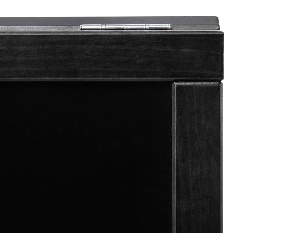 TABLEAU SOL NOIR LIDERPAPEL BOIS HÔTELLERIE CHEVALET DOUBLE FACE MARQUEUR TYPE CRAIE 55X85X52CM
