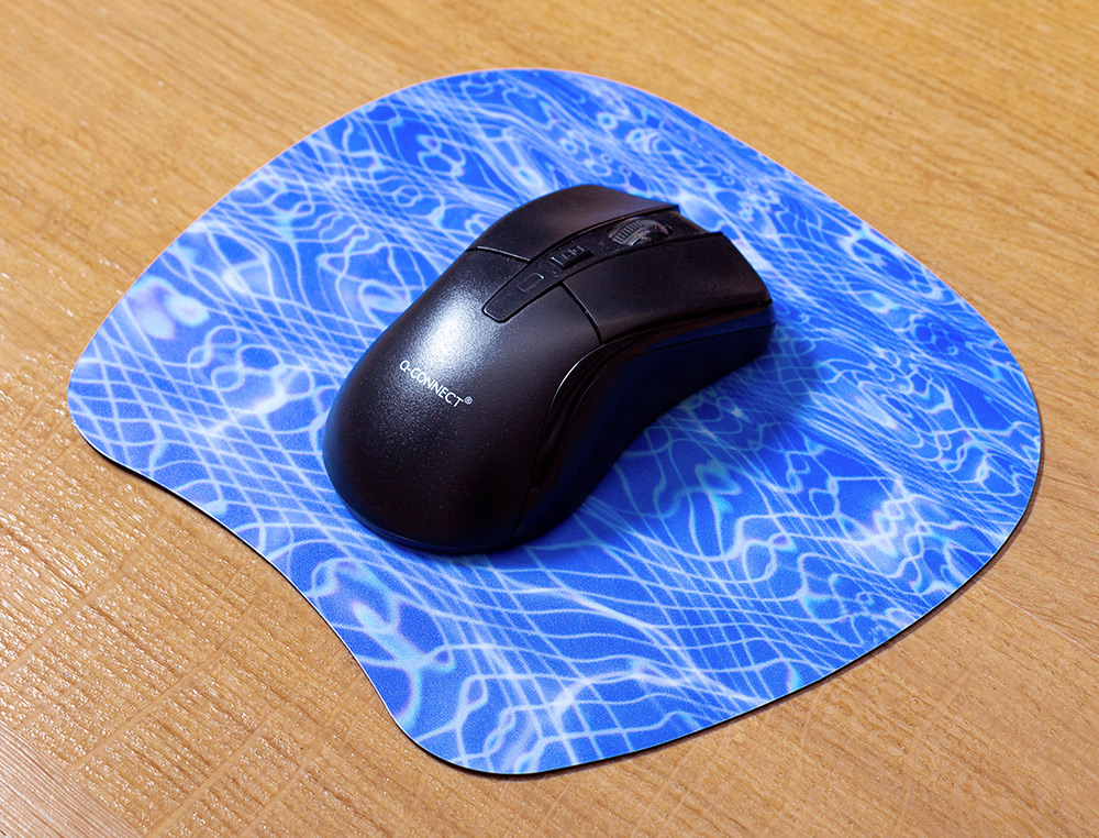 SOURIS Q-CONNECT SANS FIL  OPTIQUE 1000DPI 4 BOUTONS MOLETTE MOUVEMENT HORIZONTAL VERTICAL USB COLORIS NOIR