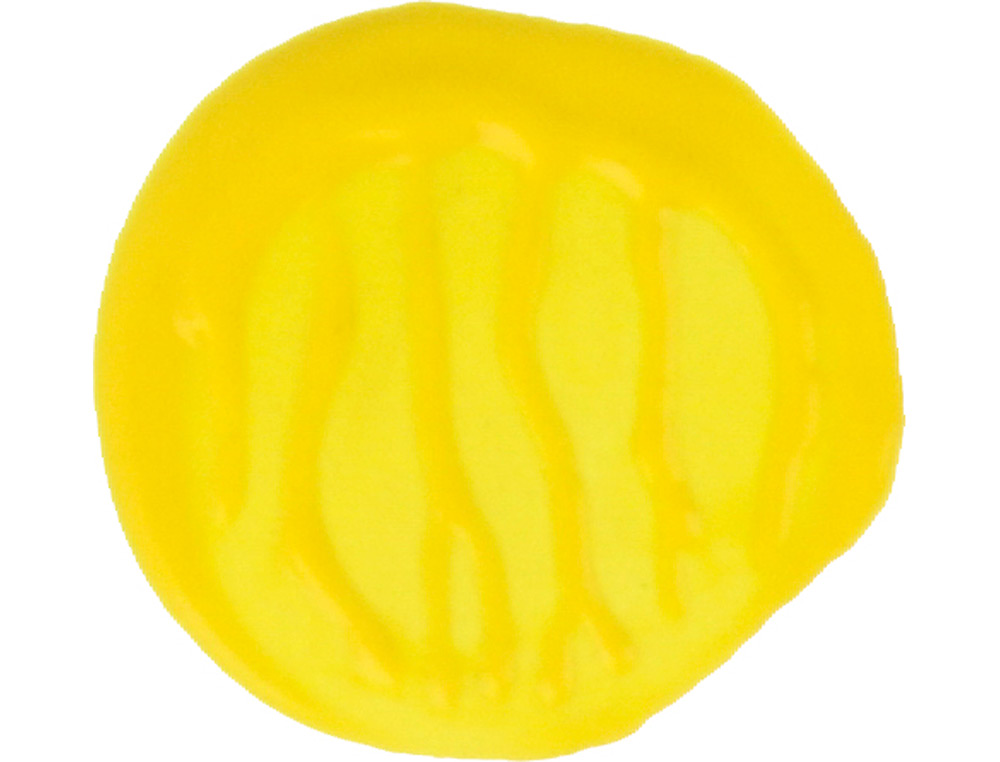 GOUACHE SCOLAIRE LIDERPAPEL LIQUIDE LAVABLE FERMETURE SCURIT BRILLANTE COLORIS JAUNE FLACON 1000ML
