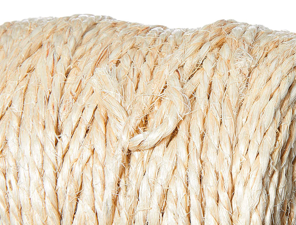FICELLE SISAL ÉCOLOGIQUE LIDERPAPEL 2/3 FILS IDÉAL COLIS TRAVAUX MANUELS DÉCORATION ROULEAU 1KG LONGUEUR 167M ÉCRU