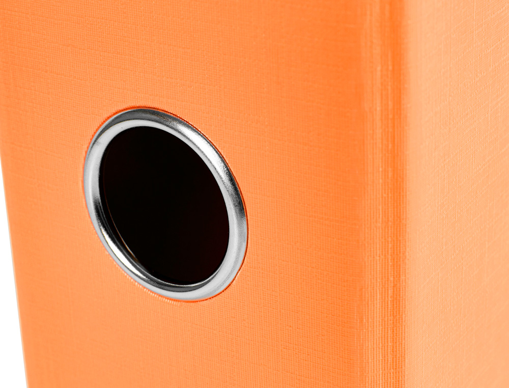 CLASSEUR LEVIER LIDERPAPEL DOCUMENTA A4+ CARTON REMBORDE DOS 75MM RADO METALLIQUE      COLORIS ORANGE
