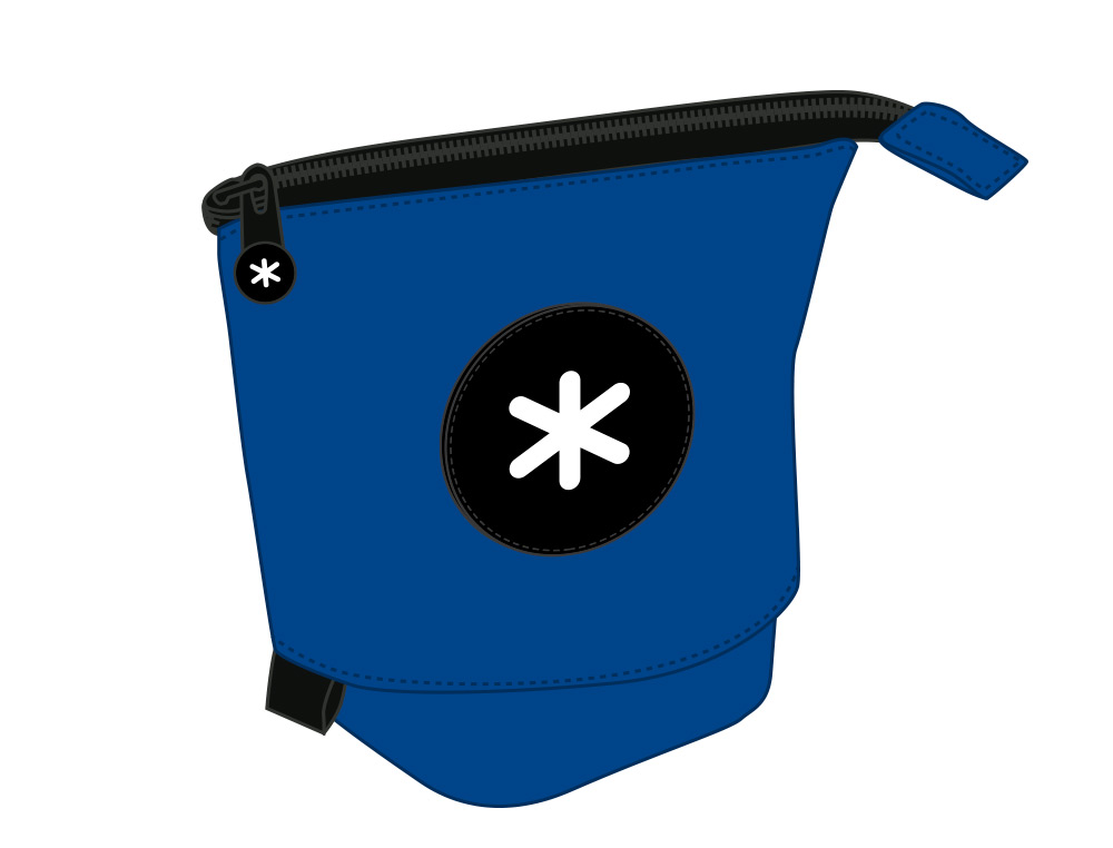 TROUSSE LARGE ANTARTIK AVEC POCHE FRONTALE GRANDE         OUVERTURE 110X85X200 MM BLEU