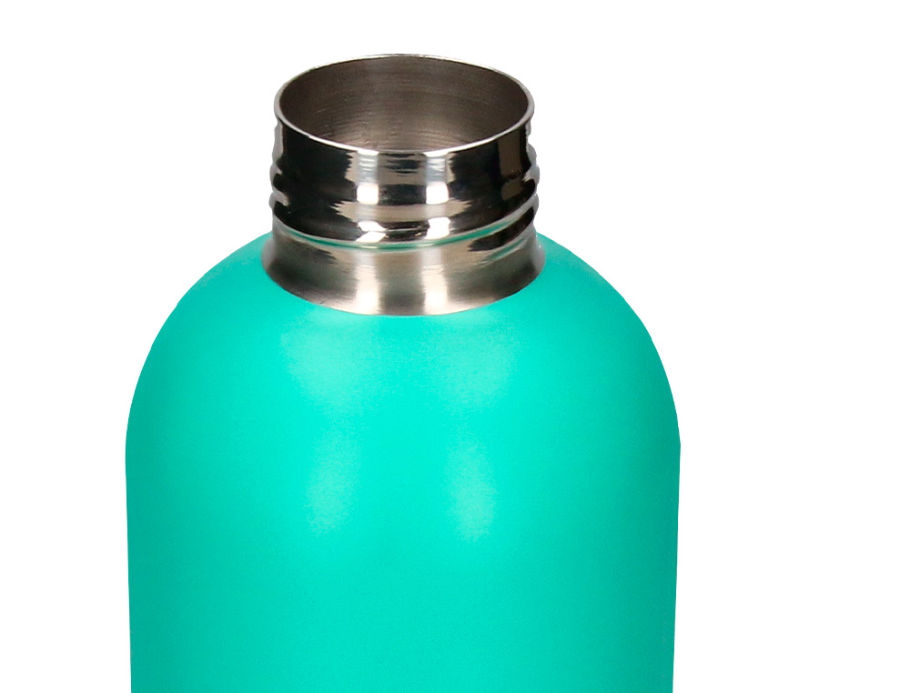 BOUTEILLE ISOTHERME ANTARTIK ACIER INOXYDABLE SANS BPA     750ML COLORIS VERT/JAUNE