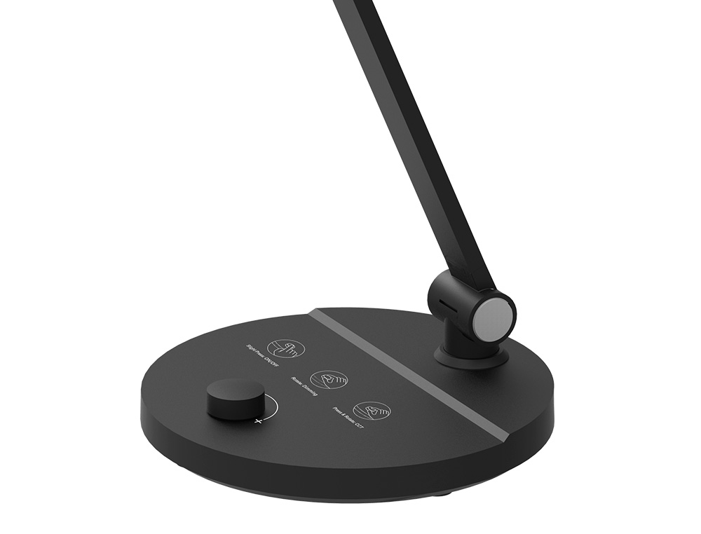 LAMPE DE BUREAU Q-CONNECT PROFESSIONELLE ABS 80 LEDS 7 W AVEC COMMUTATEUR COLORIS MAT CCT 3000K-6500K 500LM
