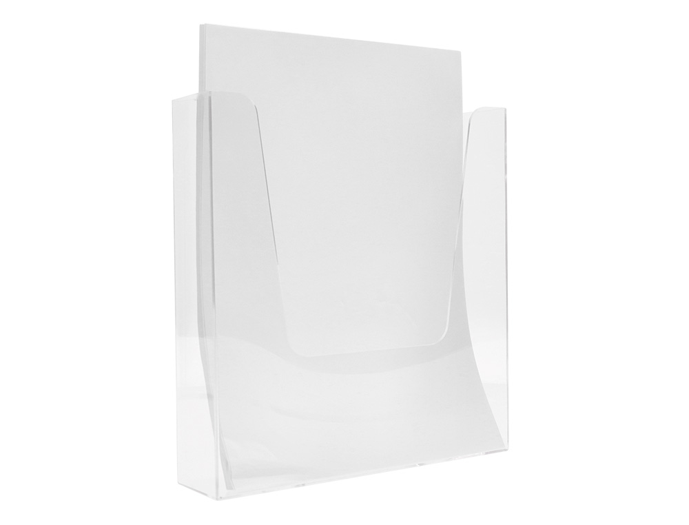 PORTE-VISUELS Q-CONNECT MURAL PLEXIGLAS TRANSPARENT FORMAT A4 225X50X244 MM
