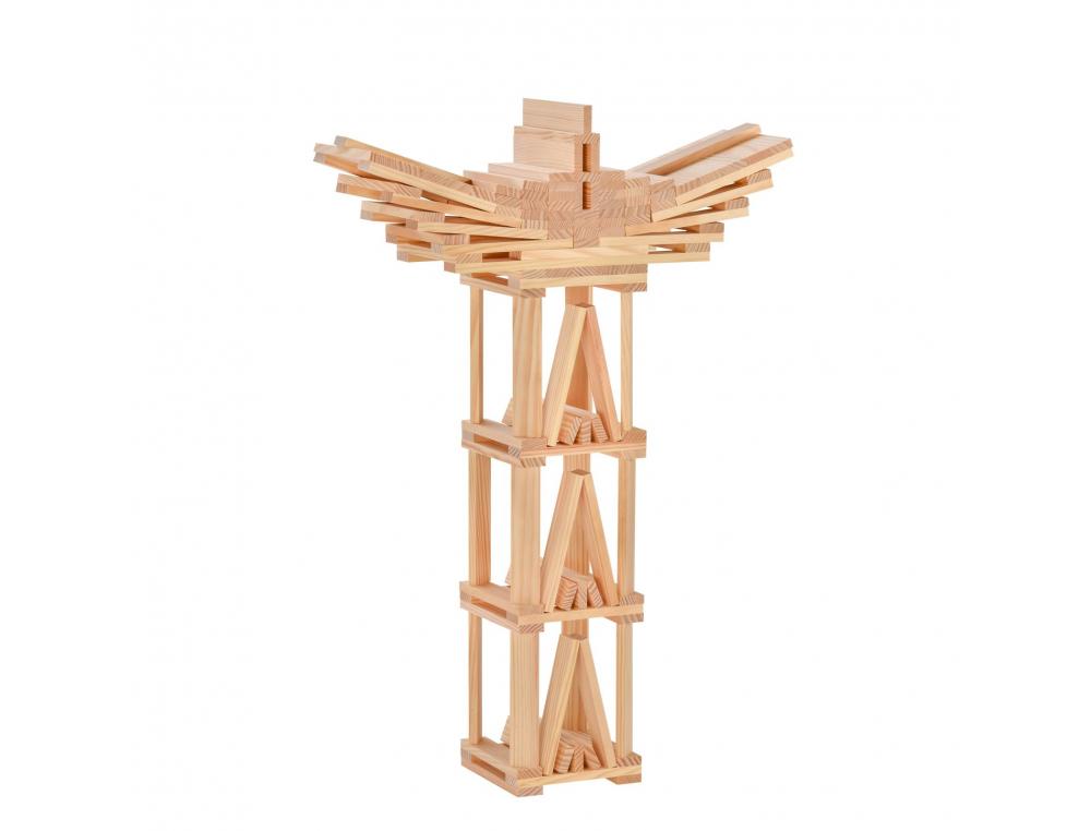 JEU KAPLA PLANCHETTE NATURE BOITE 200 UNITES