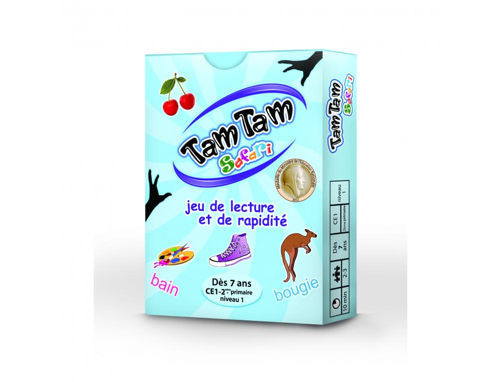 JEU INTERDACTA TAM TAM SAFARI CE1 42 CARTES + 1 CARTE LEXIQUE + 1 REGLE DU JEU