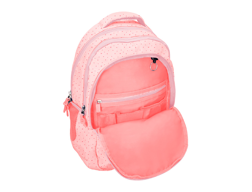 SAC A DOS LIDERPAPEL SCOLAIRE 450X145X300MM COLORIS ROSE