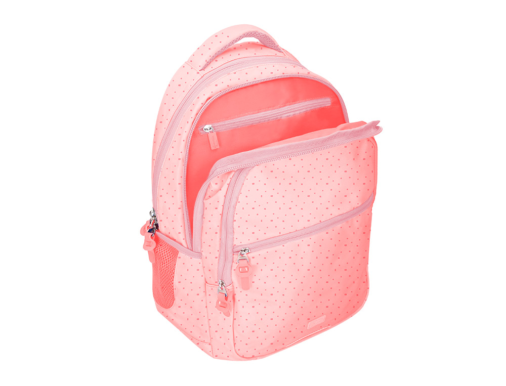 SAC A DOS LIDERPAPEL SCOLAIRE 450X145X300MM COLORIS ROSE