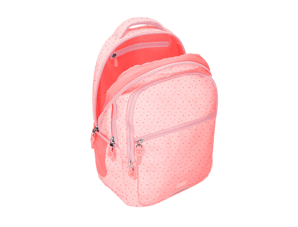 SAC A DOS LIDERPAPEL SCOLAIRE 450X145X300MM COLORIS ROSE