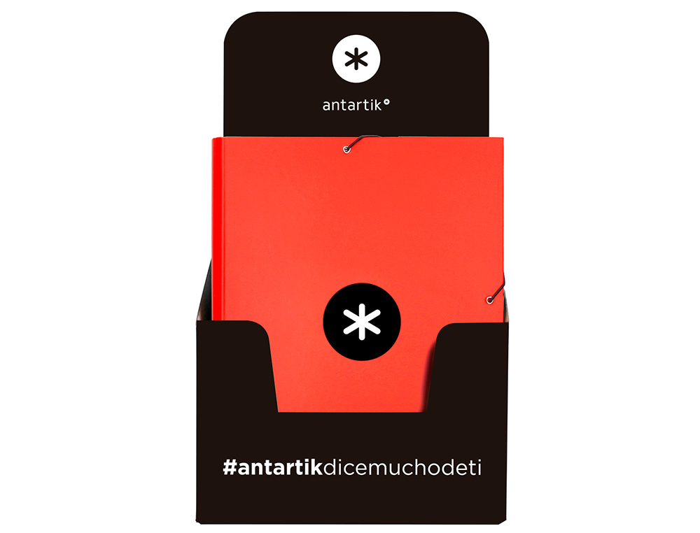 CHEMISE ANTARTIK A4 ÉLASTIQUE 3 RABATS CARTON REMBORDÉ COLORIS ASSORTIS