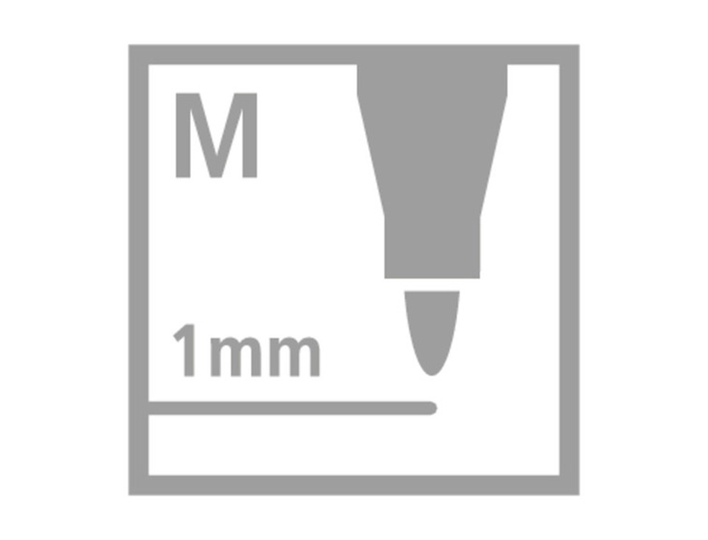 FEUTRE DESSIN STABILO PEN 68 POINTE MOYENNE OGIVE ROBUSTE POCHETTE DE 30 UNITÉS DONT 6 FLUOS